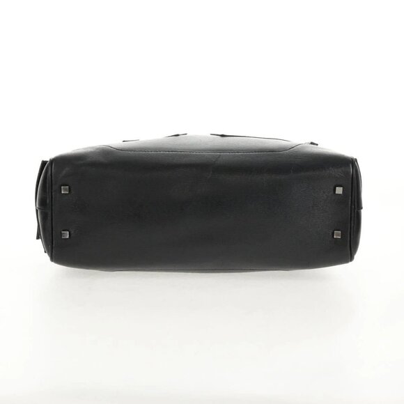 GUCCI Shoulder Bag Leather Black Silver 002 1115 Auth 146591V - Picture 7 of 16